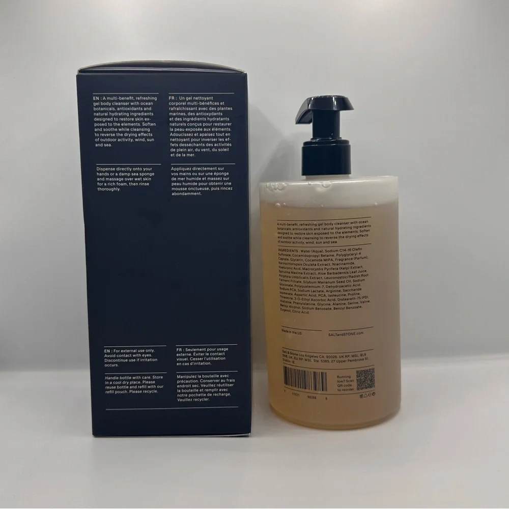 Salt & Stone Black Rose & Oud Body Wash - Picture 2 of 6